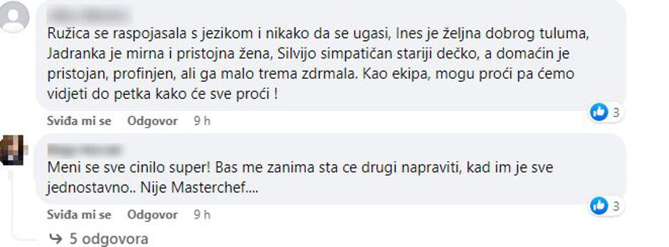Večera za 5