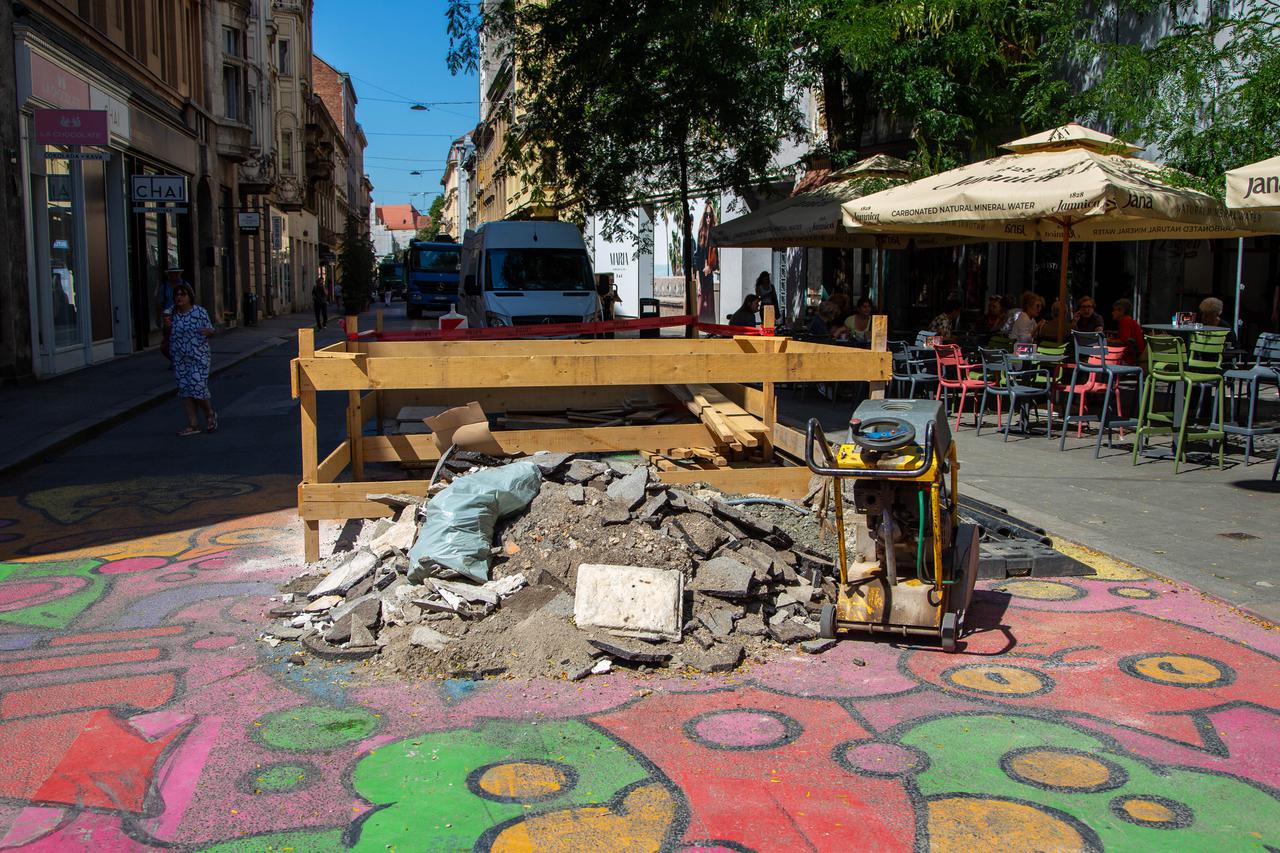 Zagreb: Gradska Plinara Zagreb mijenja dotrajale plinske cijevi u Masarykovoj ulici 