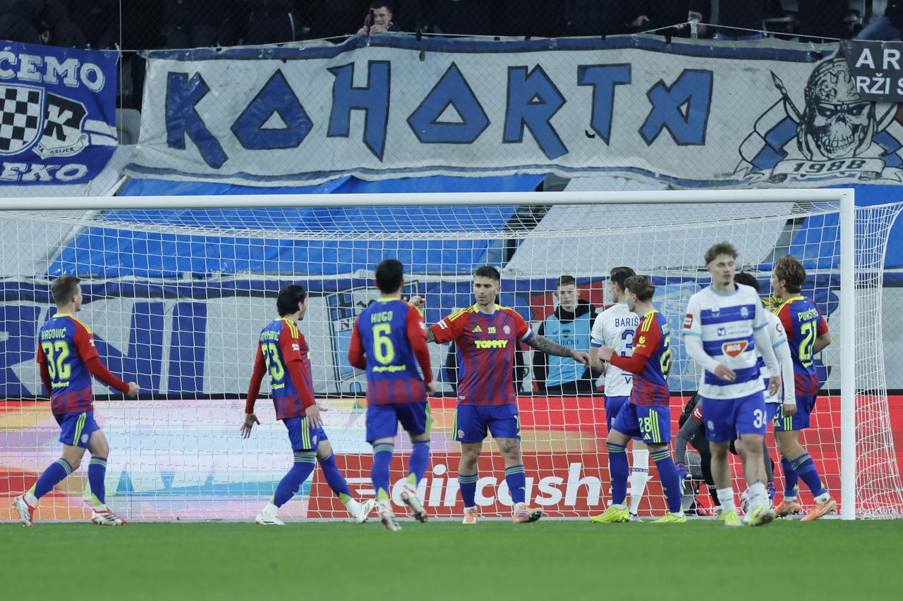 Osijek: Susret NK Osijek i HNK Hajduk u 22. kolu Prve HNL