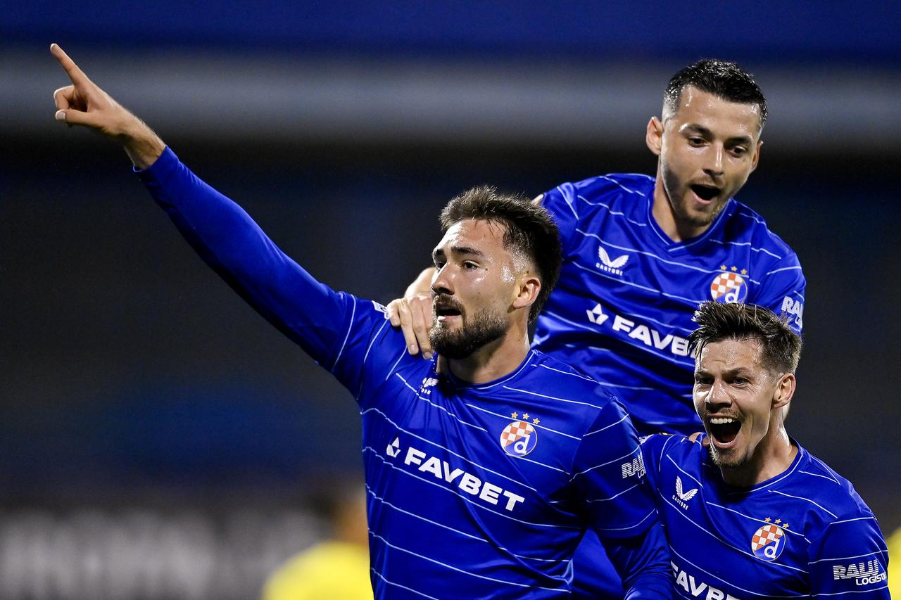 Zagreb: Dion Drena Beljo zabio gol za 1:0 protiv Fenerbahce F.K. u 1. kolu Europske lige