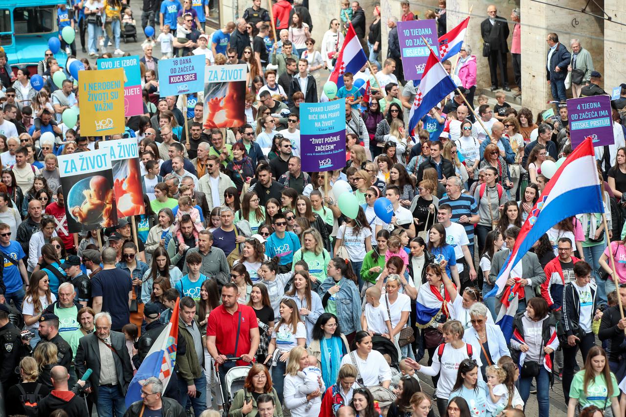 U Zagrebu održan Hod za život