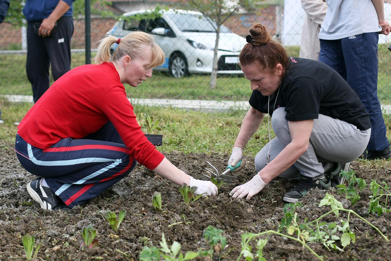  Akcija uredjenja Gradskog vrta u Sesvetama koji je otvoren prije godinu dana