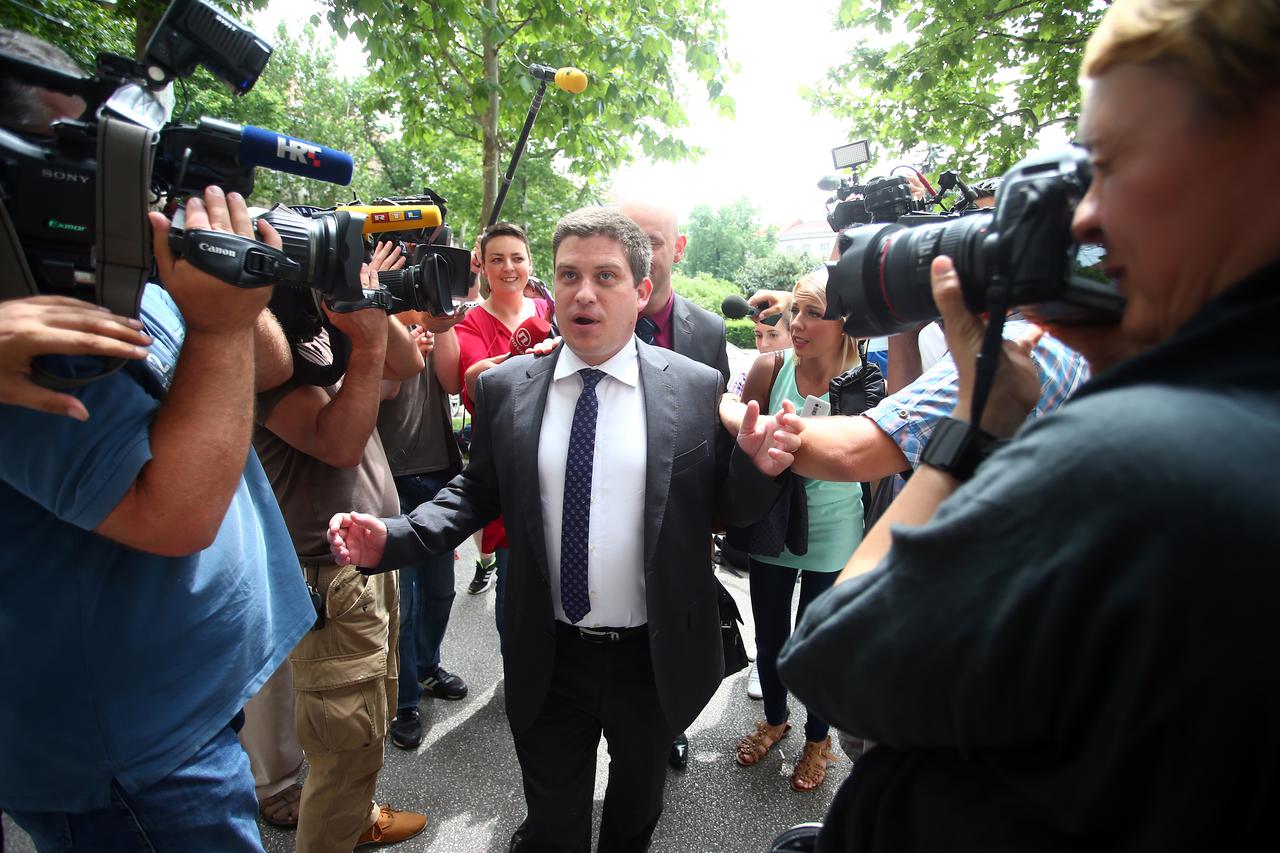 23.06.2016., Zagreb - U sjedistu HDZ-a odrzana sjednica predsjednistva stranke. Oleg Butkovic. Photo: Slavko Midzor/PIXSELL