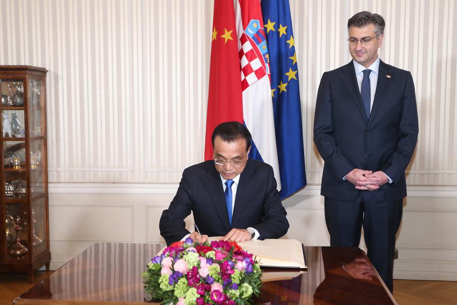 Kineski premijer u Hrvatskom saboru