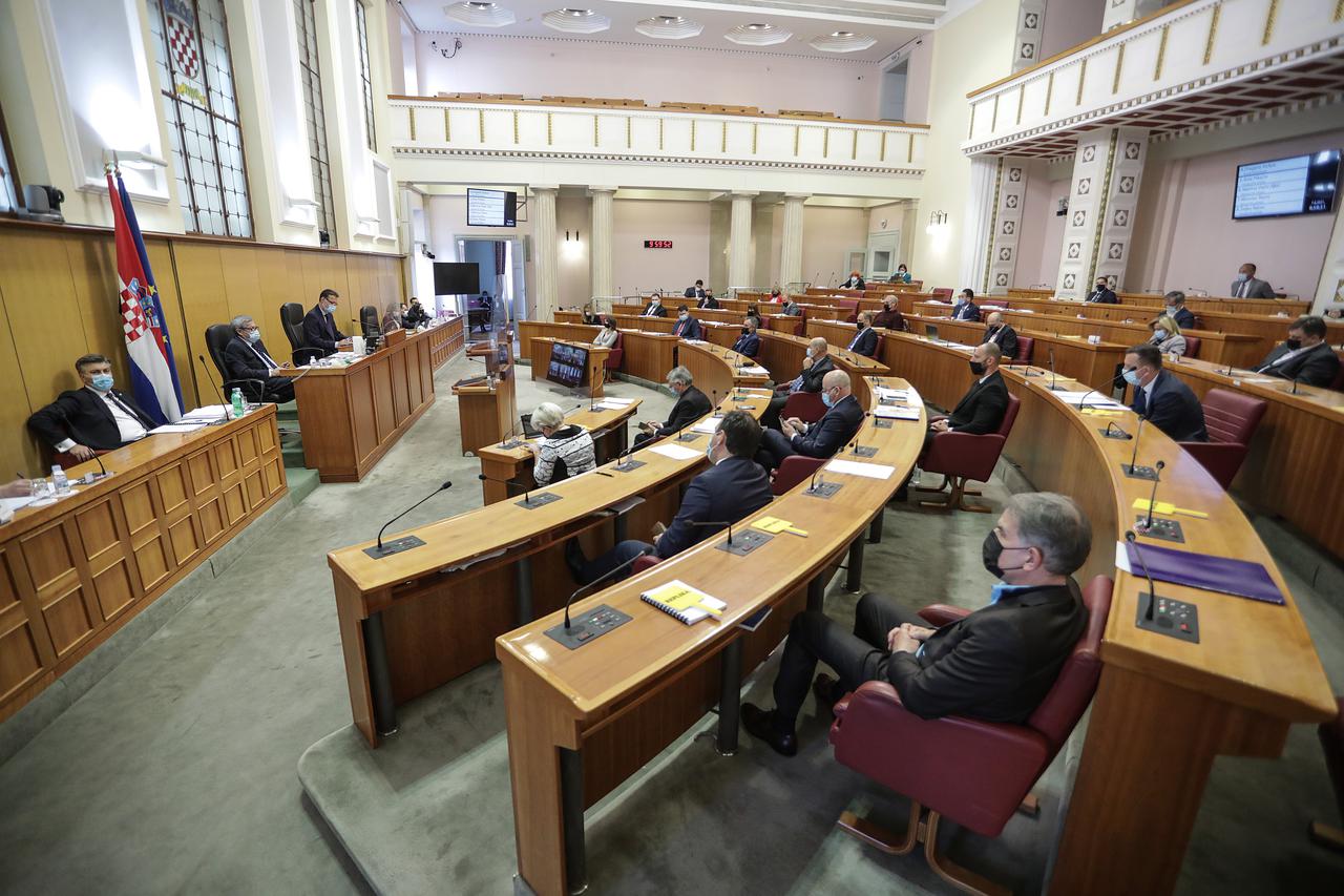 Zagreb: Aktualnim prijepodnevnom počela 7. sjednica Hrvatskog sabora
