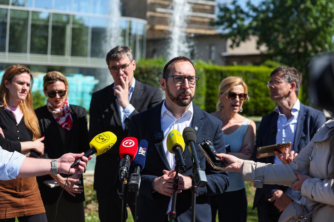 Gradona?elnik Zagreba Tomaševi? i Budimpešte Gergely Karácsony dali su izjavu nakon obilaska gradilišta Paromlina