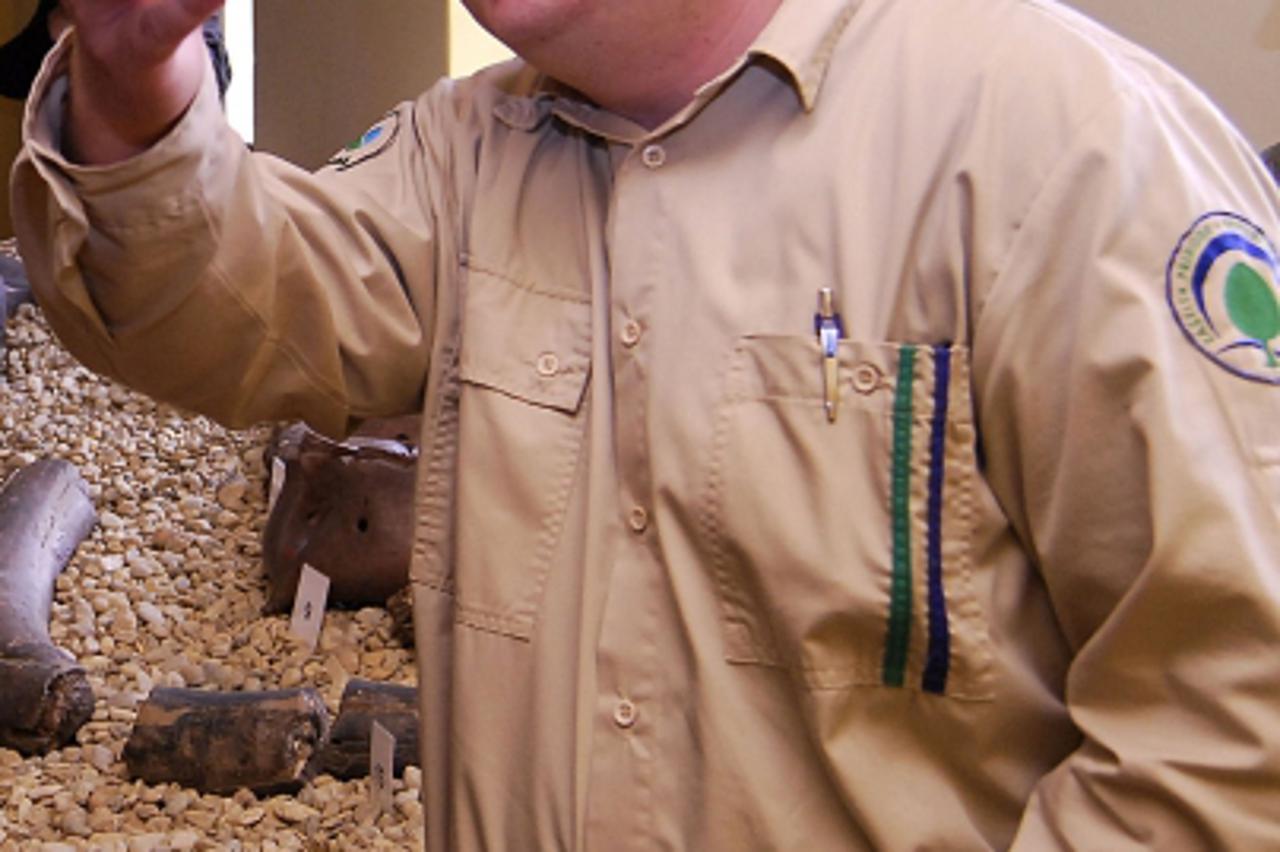 ' 28.07.2009., Cakovec, Hrvatska- Sinisa Golub, voditelj muzeja u Krizovcu. Photo: Vjeran Zganec-Rogulja/Vecernji list'