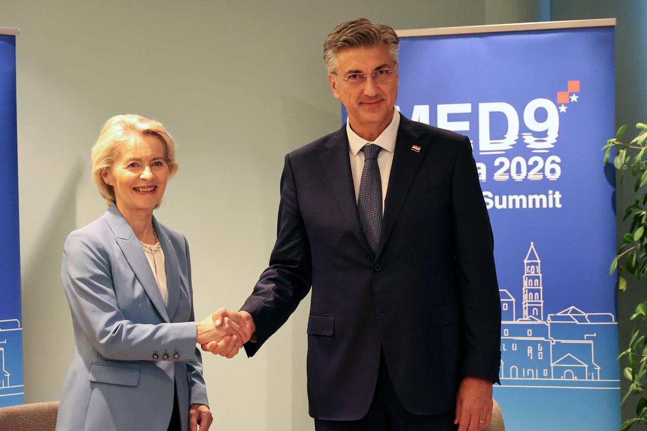 Split: Andrej Plenković susreo se s Ursulom van der Layen