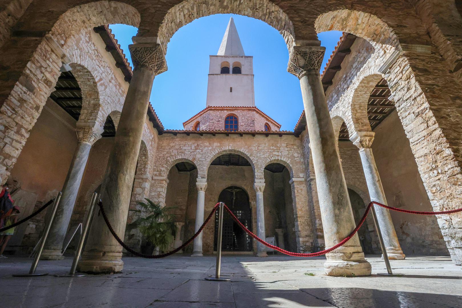 U Poreču je započela gradnja ove crkve 553. godine, danas je to jedna je od najstarijih i najljepših sačuvanih spomenika rane bizantske umjetnosti na Sredozemlju. O važnosti ove bazilike dovoljno govori i činjenica da je 1997. godine uvrštena na UNESCO-ov popis svjetske kulturne baštine.