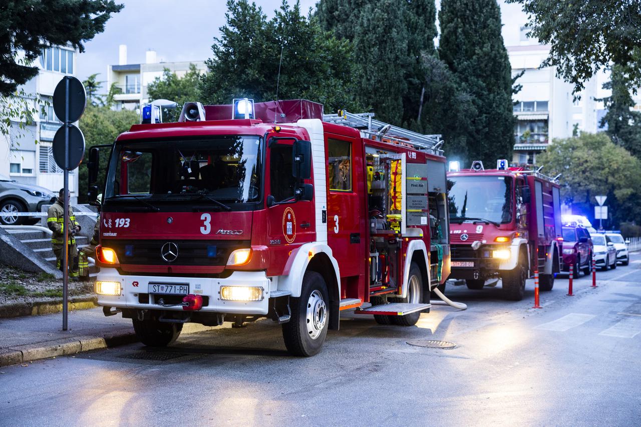 Split: Vatrogasci ugasili požar u stambenoj zgradi 