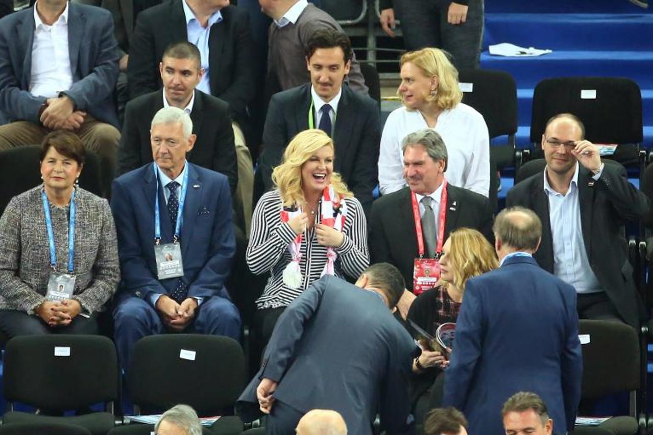 Davis cup, poznati na tribinama