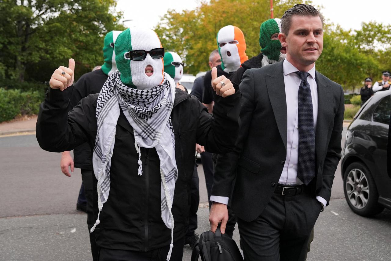 Member of Irish rap group Kneecap in UK court on terrorism charge