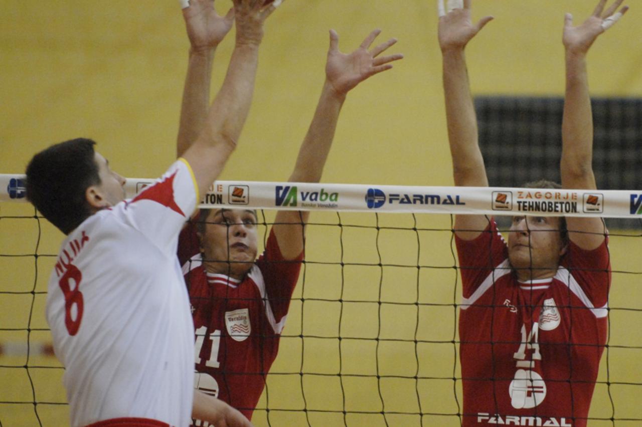 'sport, 20.12.2009., varazdin, odbojkaski klub varazdin izgubio je u finalnoj utakmici hrvatskog kupa od mladosti iz zagreba Photo: Marko Jurinec/PIXSELL'