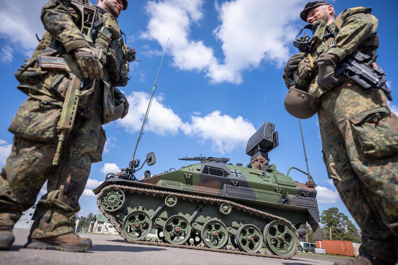 German Armed Forces in Rukla in Lithuania