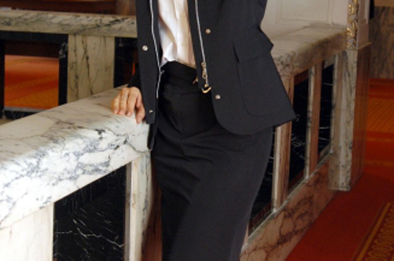 \'obzor, 16.09.2004.- zagreb,sabor - ingrid anticevic marinovic    - snimio Patrik Macek           \'