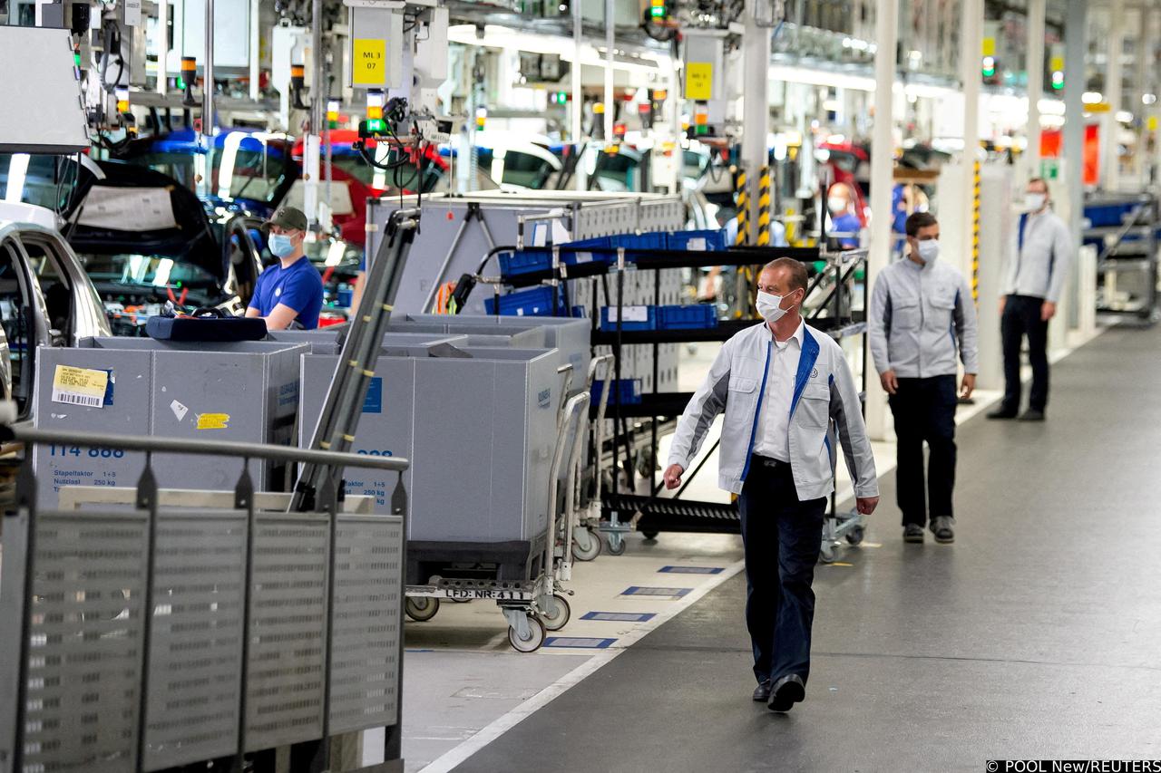FILE PHOTO: VW car factory in Wolfsburg, Germany