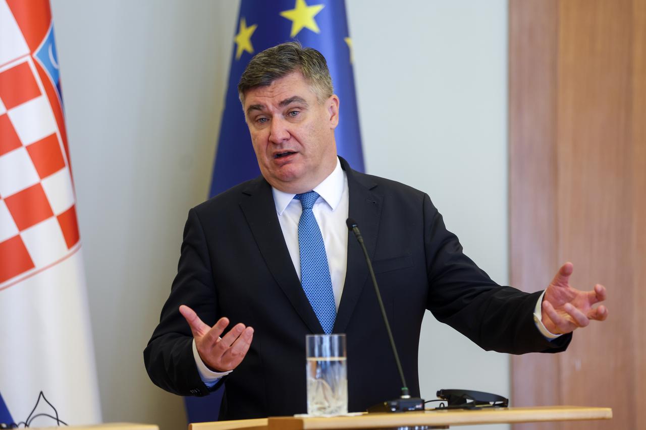 Zoran Milanović i predsjednik Republike Bugarske Rumen Radev dali izjavu za medije