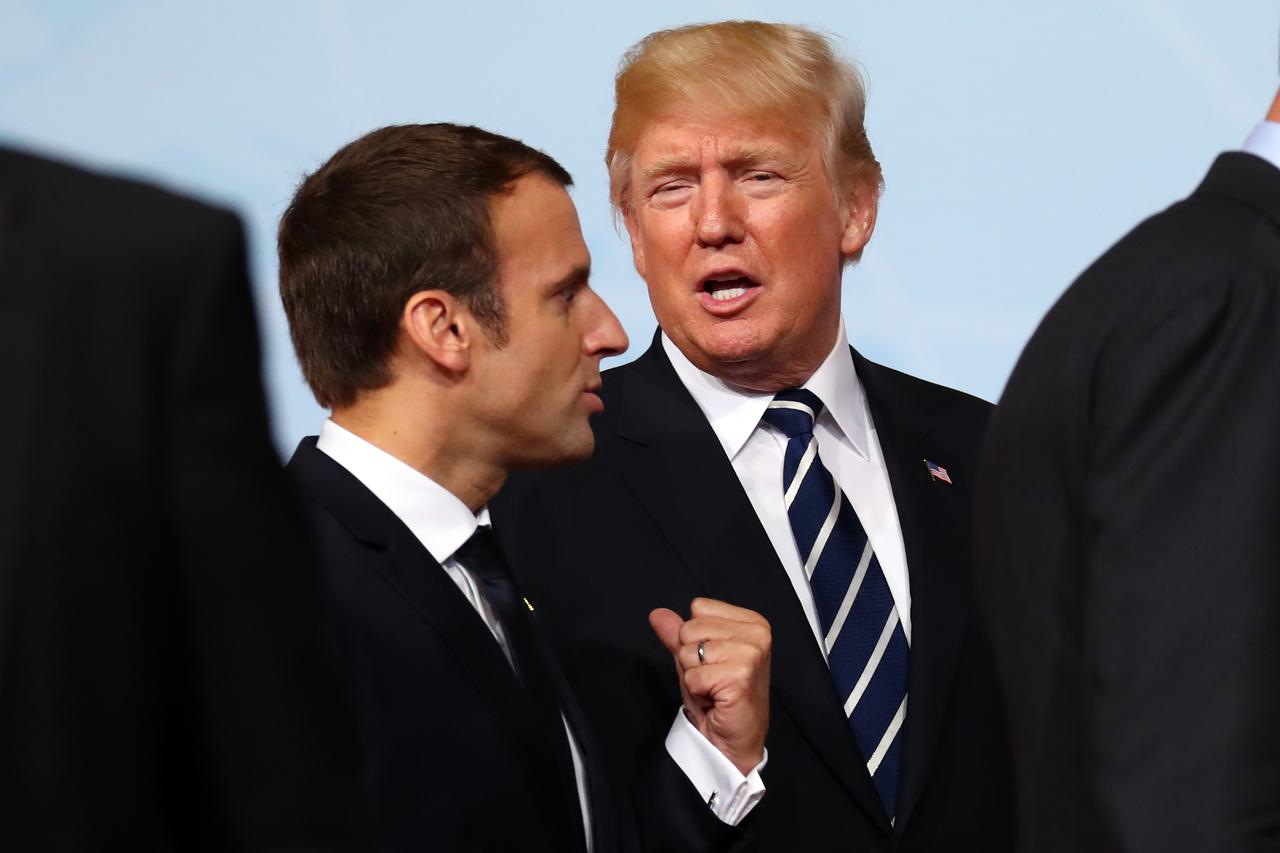 Emmanuel Macron i Donald Trump