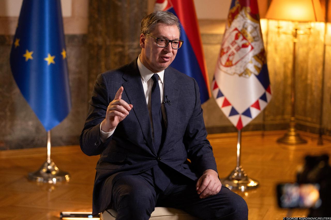 Interview wirth Serbia's President Aleksandar Vucic in Belgrade