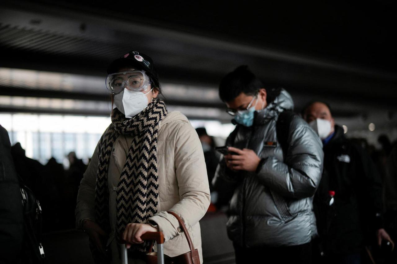 People travel during annual Spring Festival travel rush, ahead of the Chinese Lunar New Year, in Shanghai
