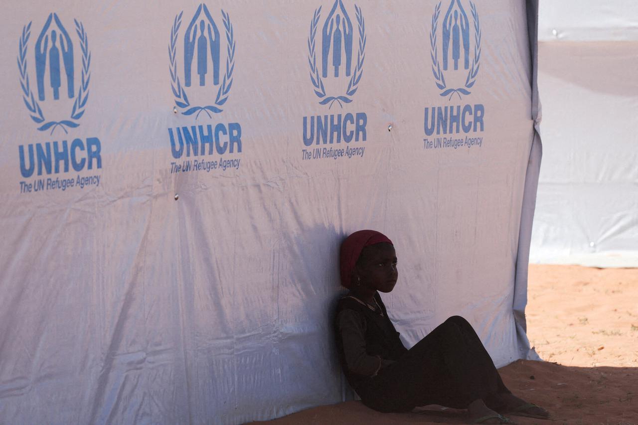 FILE PHOTO: Sudanese refugee from Darfur at the Touloum refugee camp in the eastern Chad