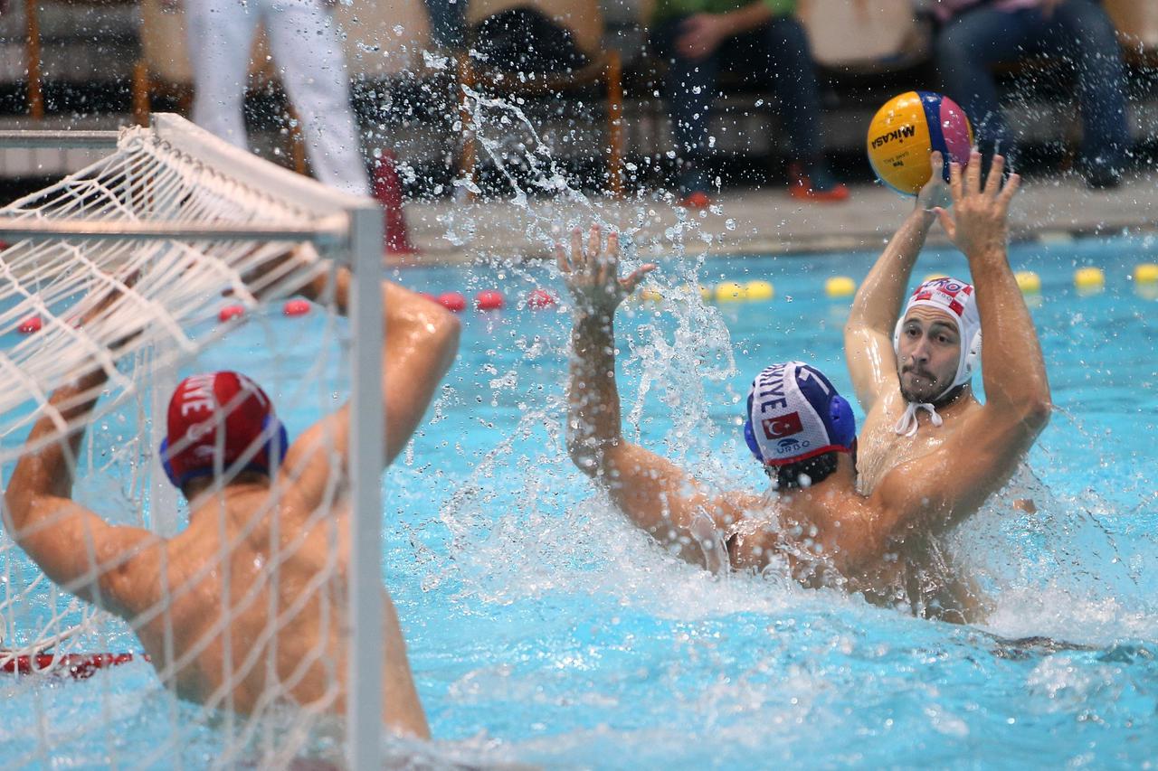 18.11.2014., bazen Mladost, Zagreb - FINA Svjetska liga, grupa C, Hrvatska - Turska. Andjelo Setka. Photo: Dalibor Urukalovic/PIXSELL
