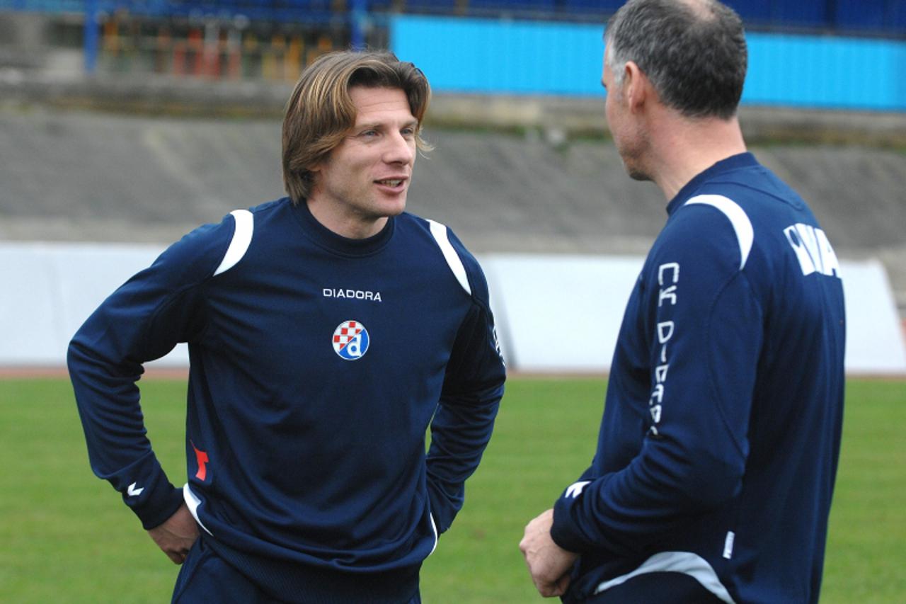 'Zagreb, stadion maksimir, 07.03.2009. NK Dinamo, Tomislav Rukavina i Miralem Ibrahimovic,  Photo: Patrik Macek/Vecernji list'
