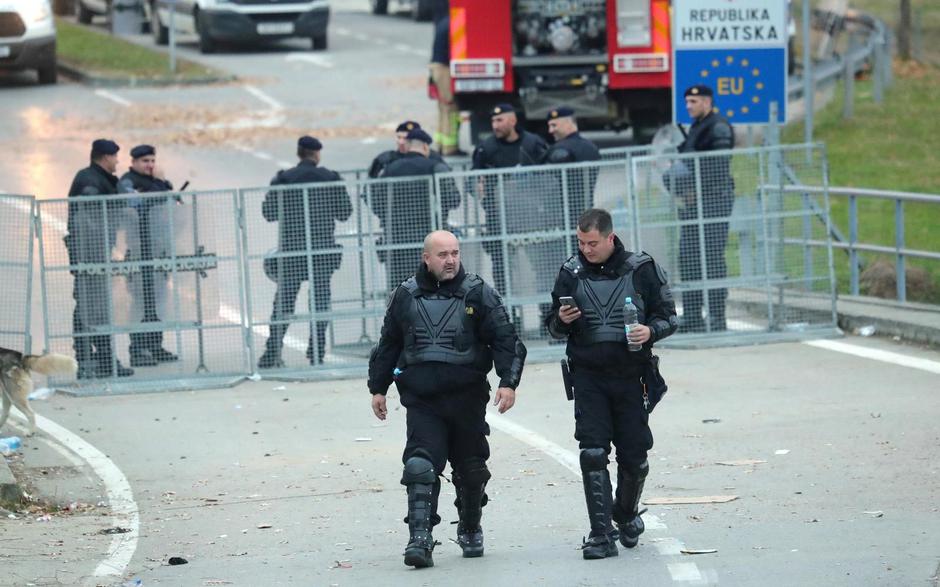 Migranti na graničnom prijelazu Maljevac