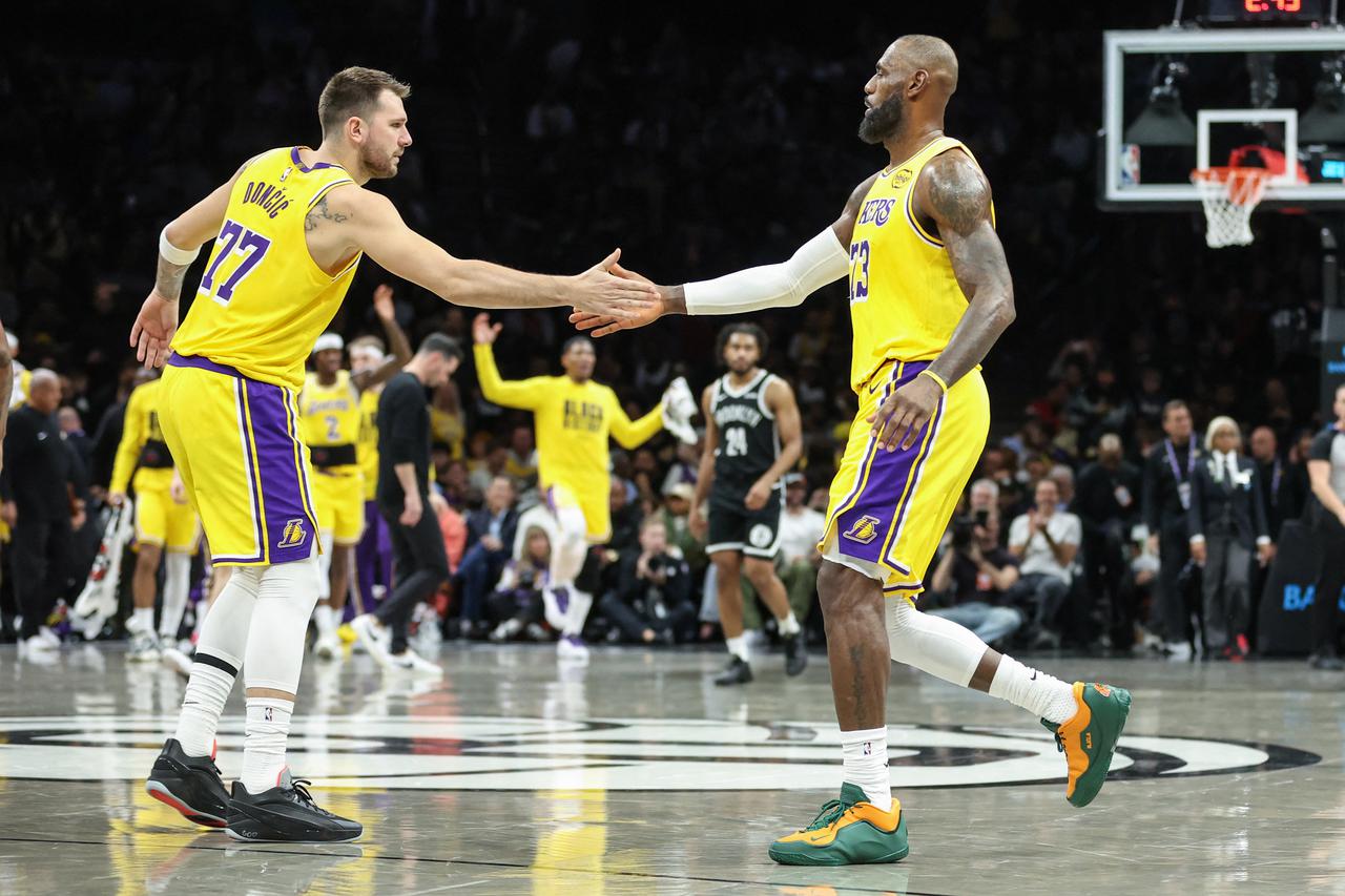 NBA: Los Angeles Lakers at Brooklyn Nets
