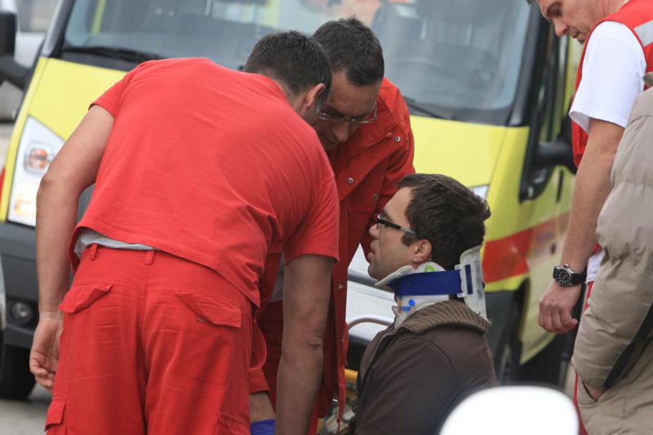 prometna nesreća, Ražine,sudar