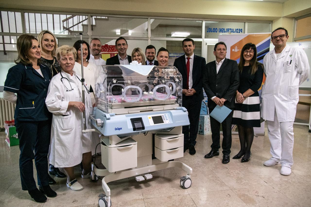 Novi inkubator doniran Općoj bolnici Pula