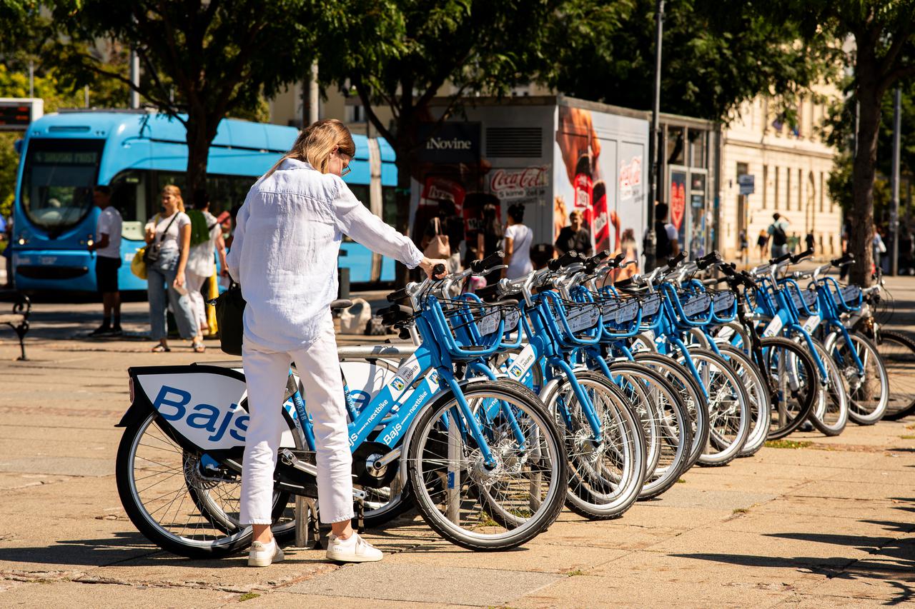 Zagreb: Bajs, sustav javnih bicikala