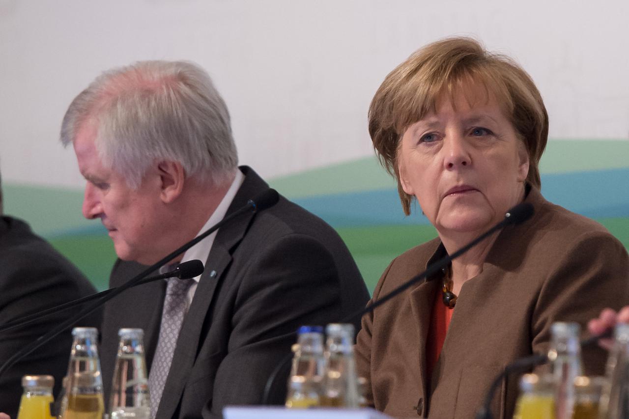 Čelnici CSU-a i CDU-a, Horst Seehofer i Angela Merkel
