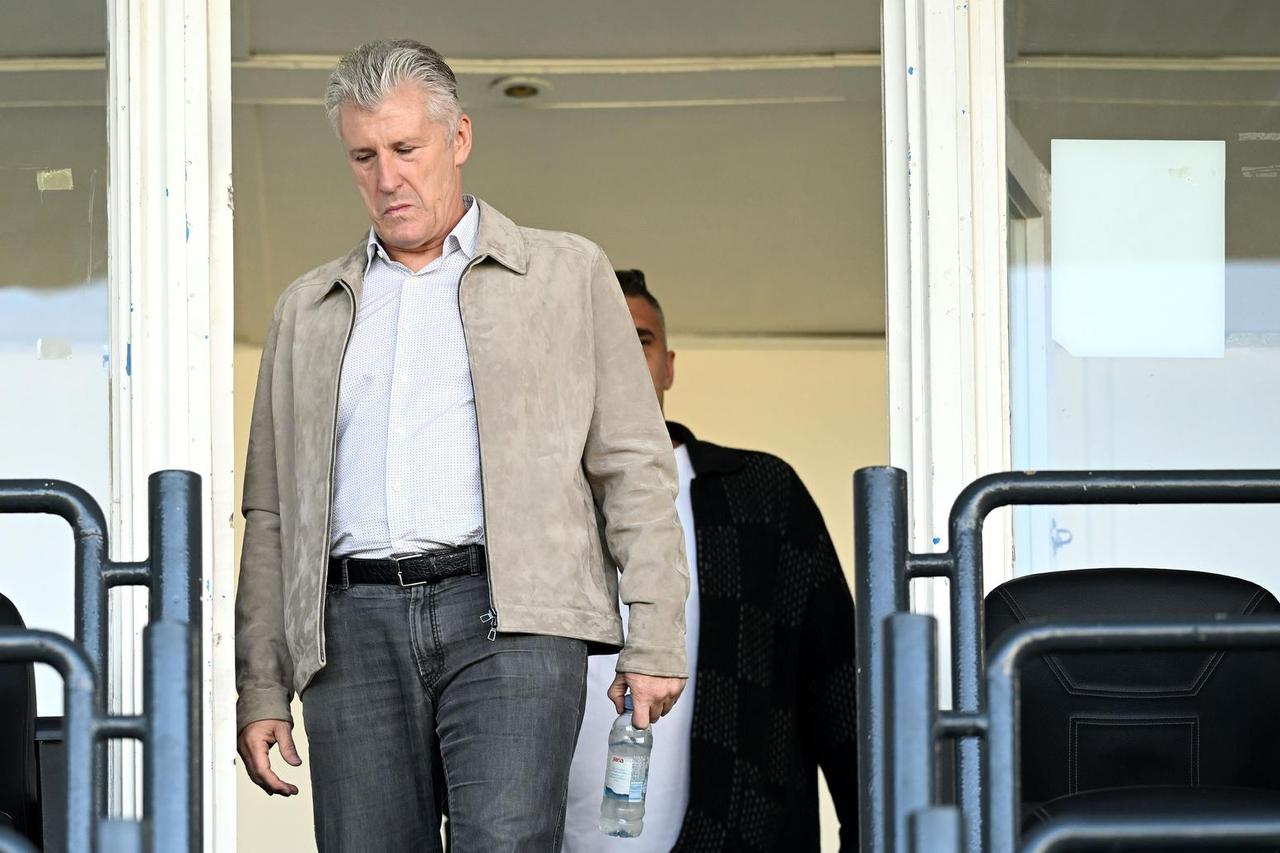 Davor Šuker na utakmici između Rudeša i Varaždina