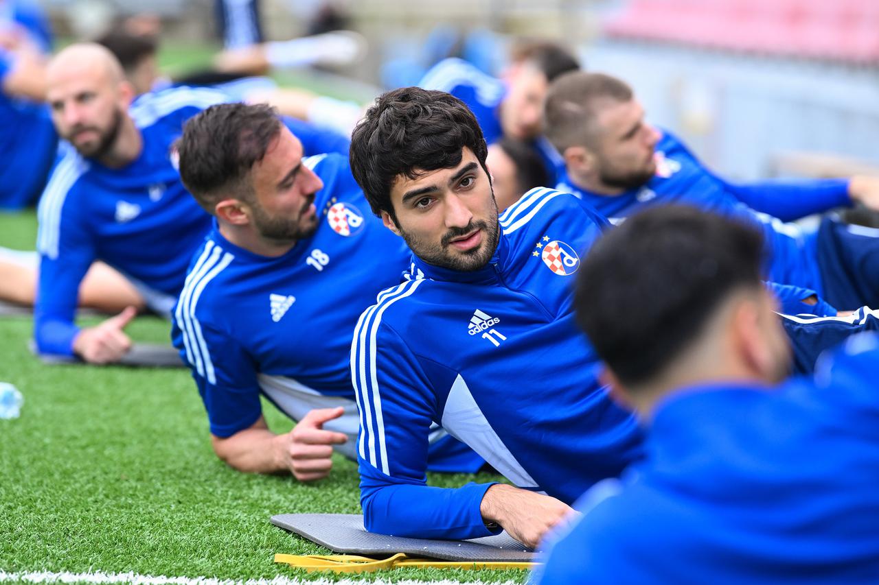 Prag: Trening nogometaša Dinama uoči sutrašnje utakmice protiv Sparte