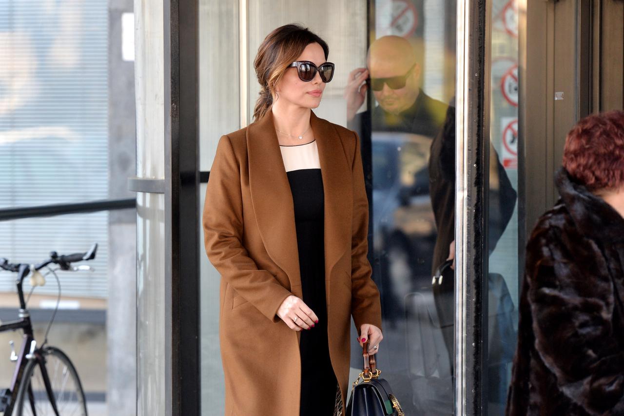 Zagreb: Severina Koji? i Milan Popovi? bore se na Op?inskom sudu za skrbništvo nad sinom