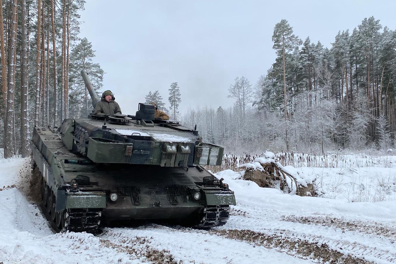 Litva popravlja ošte?ene tenkove Leopard 2 u Ukrajini