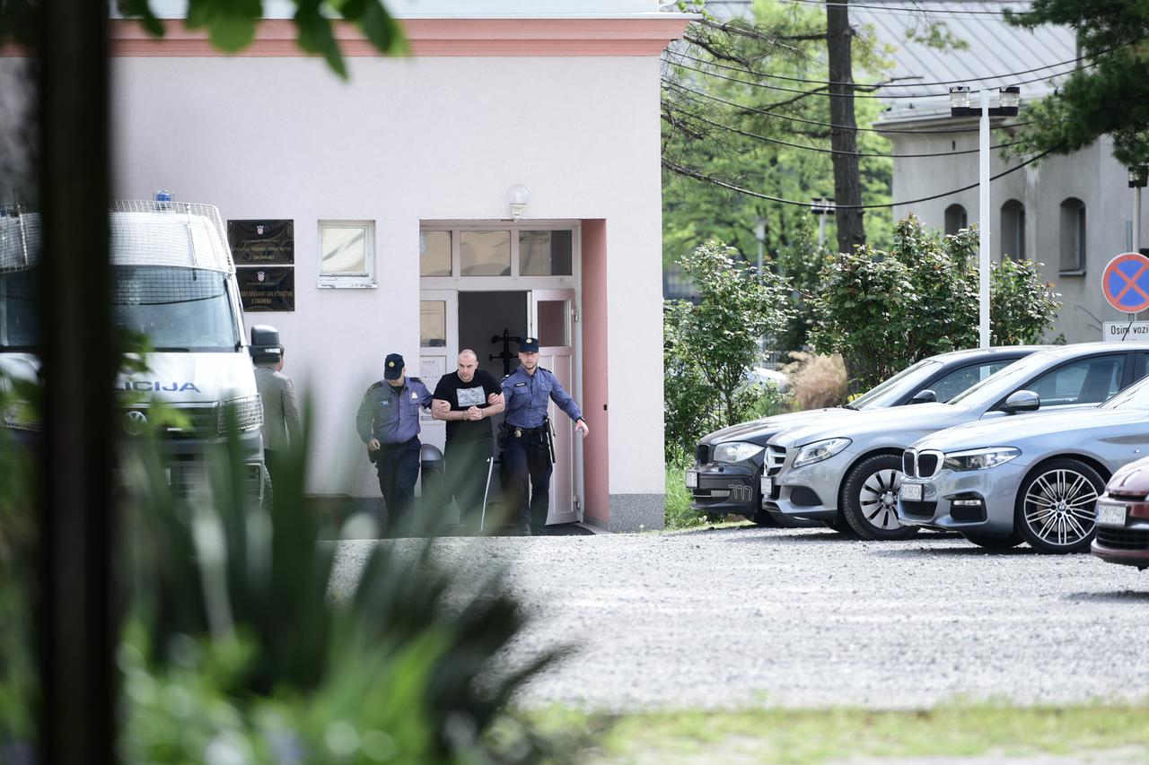 Zagreb: Odlazak osumnjičenog za ubojstvo Tomislava Sablje iz DORH-a