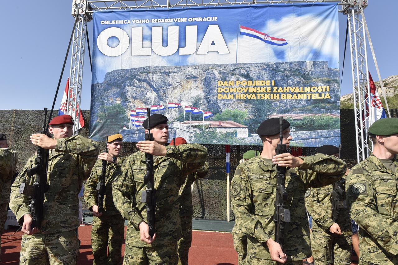 Knin: Generalna proba na stadionu Dinara za obljetnicu Oluje