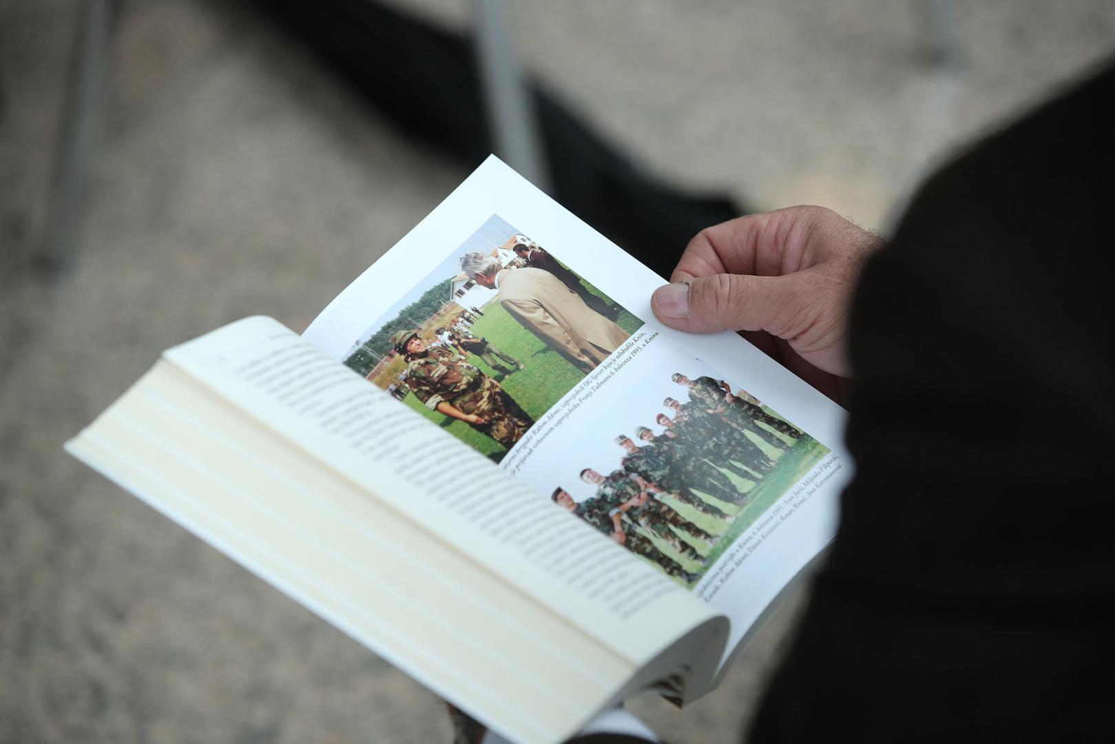 21.10.2021 Zagreb - U nacionalnoj i sveucilisnoj knjiznici odrzana je promocija knjige generala Rahima Ademija "Samo istina, ratni dnevnik generala hrvatske vojske" u izdanju Vecernjeg lista.