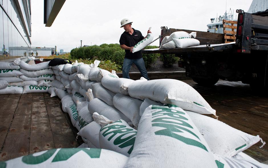 FILE PHOTO: Preparations for the arrival of Hurricane Fiona in Halifax