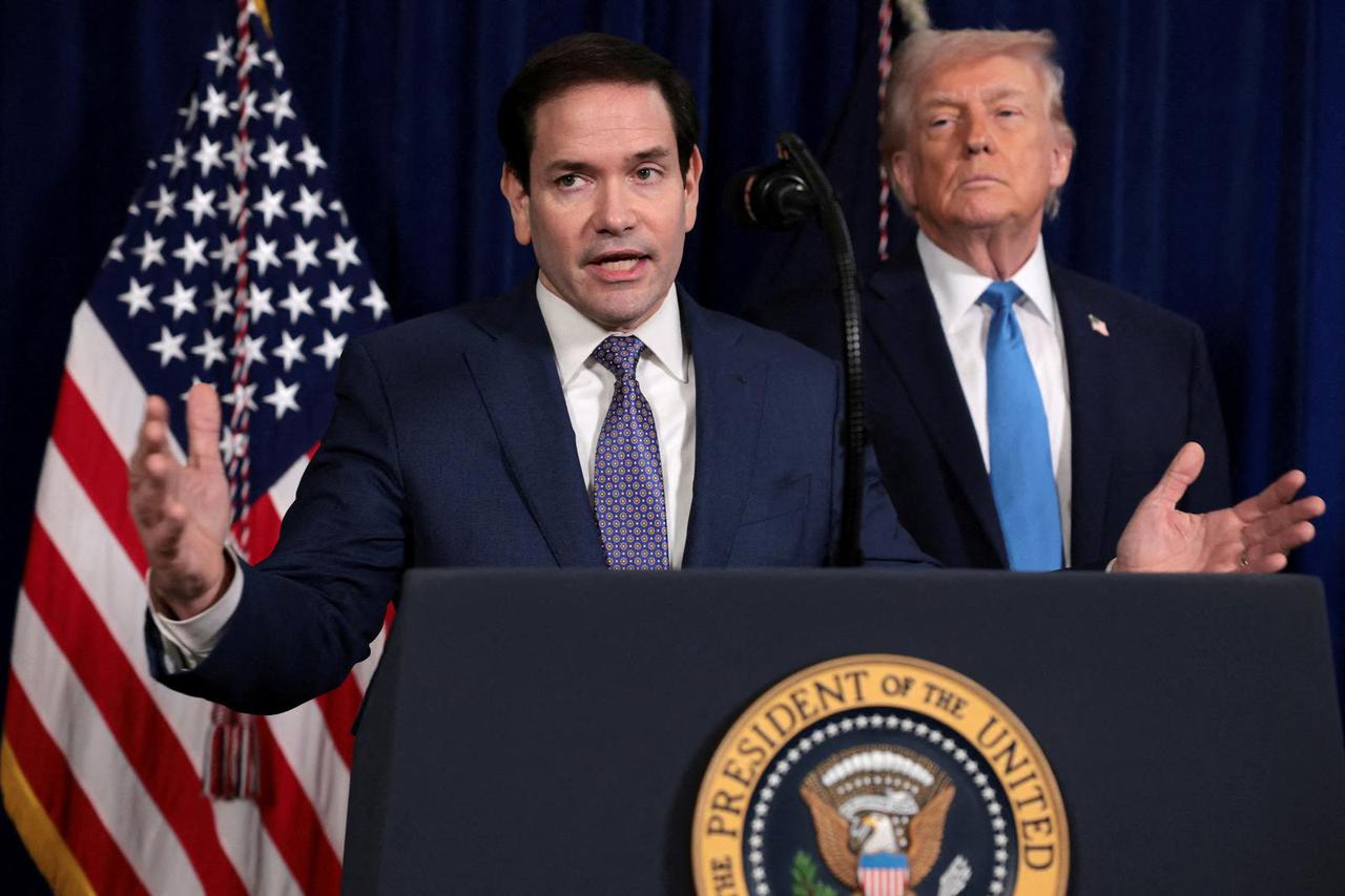 FILE PHOTO: Marco Rubio steps down as acting head of the US National Archives