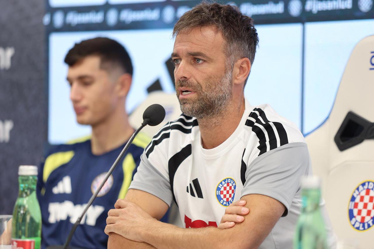 Split: Konferencija za medije HNK Hajduk uoči sutrašnje utakmice 