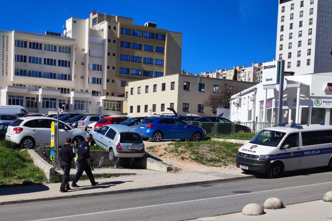 Parking nezgoda u Splitu