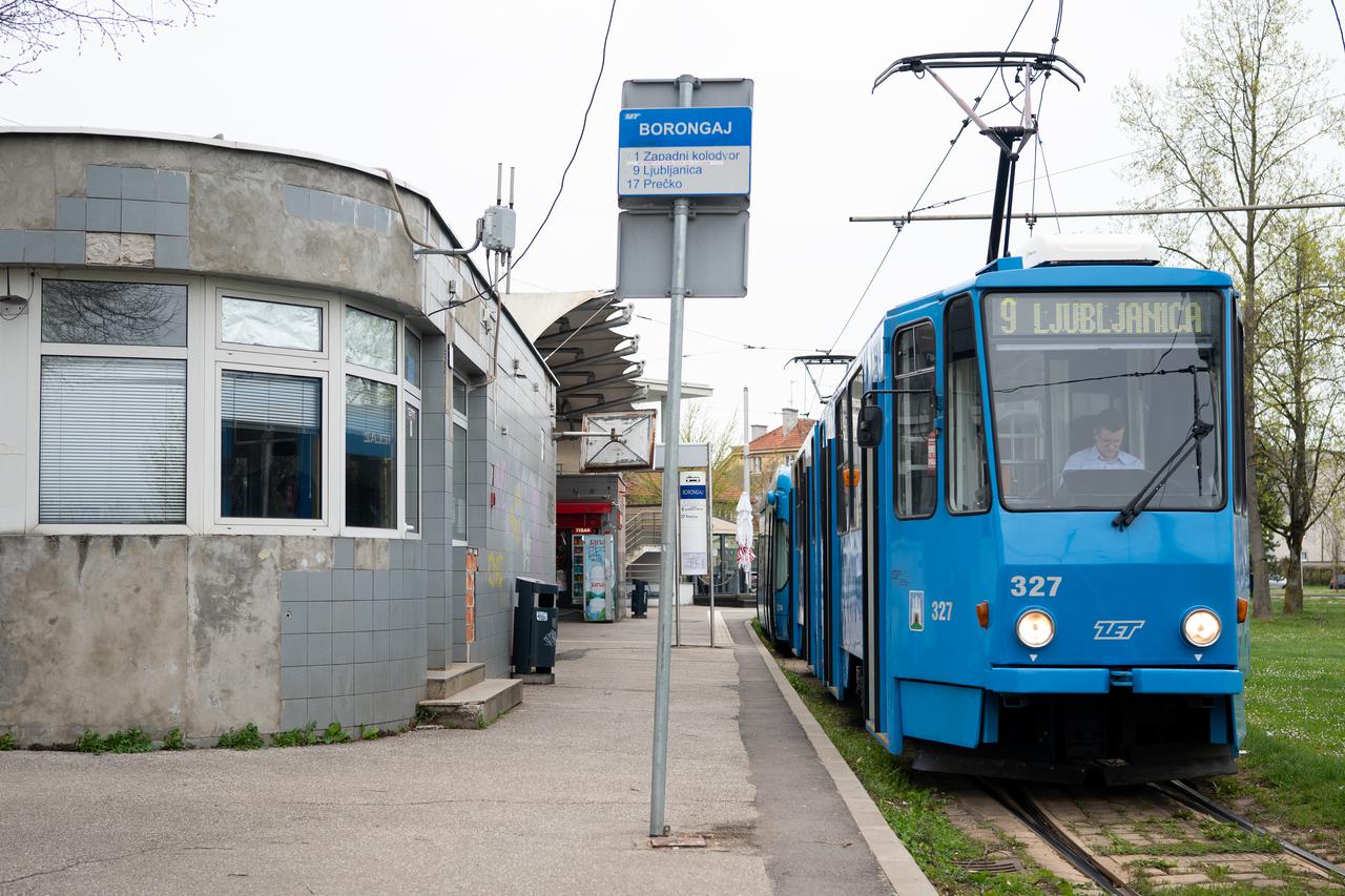 Zagreb: Oštećenja na ZET kućici na okretištu Borongaj