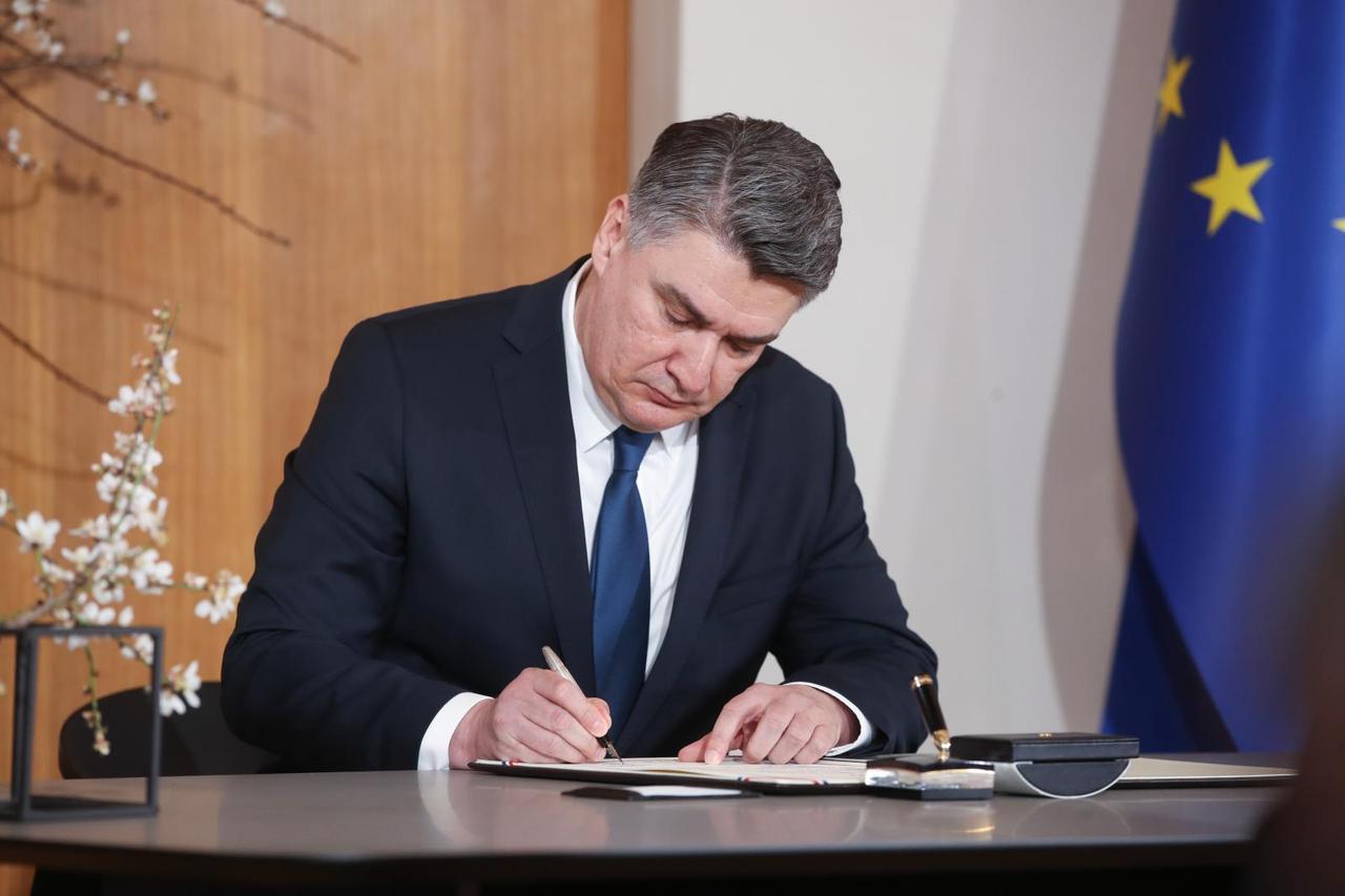 Svečana ceremonija inauguracije izabranog predsjednika Republike Hrvatske Zorana Milanovića