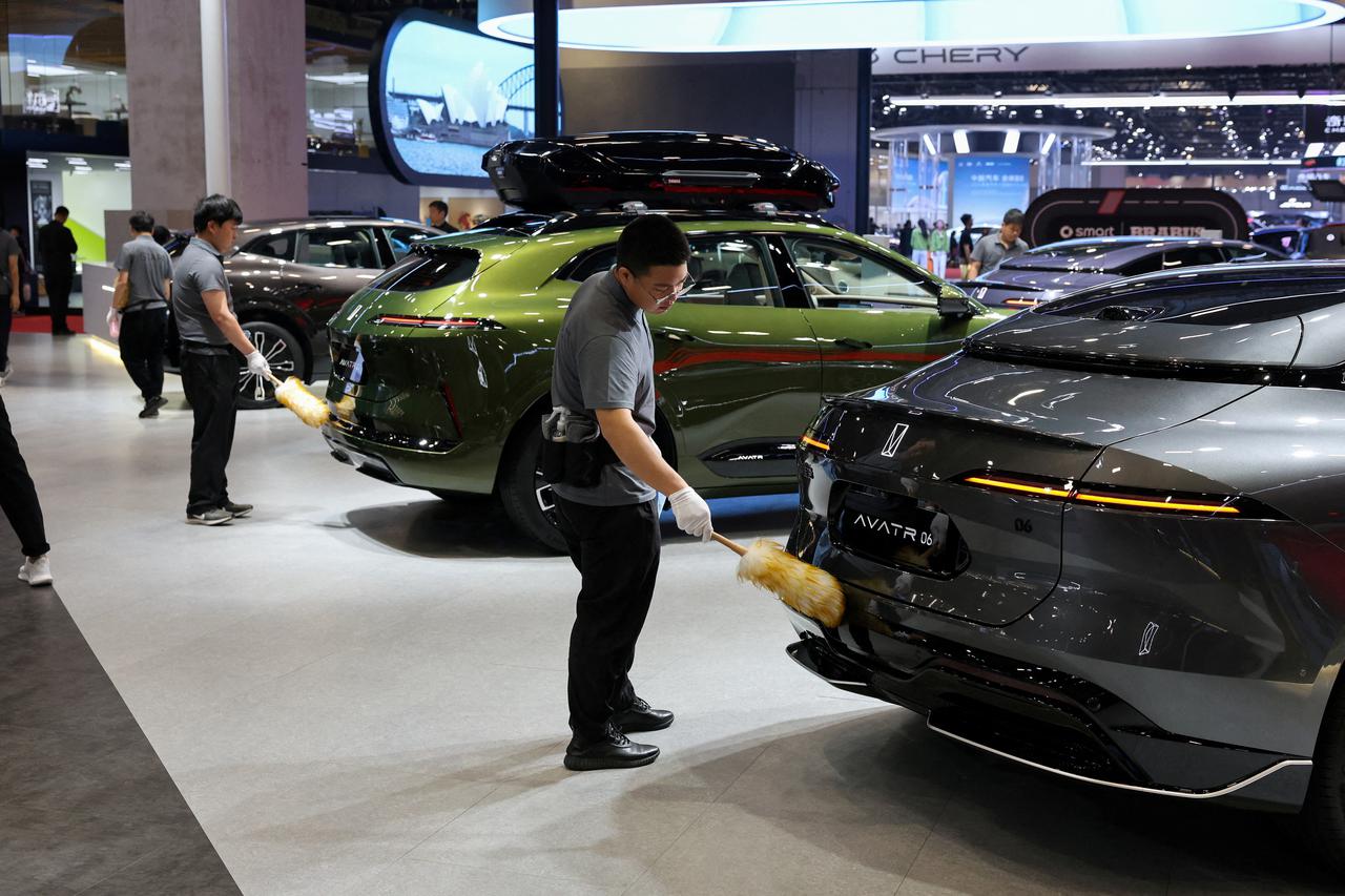 FILE PHOTO: Some Chinese cities pause car-buying subsidies as funds run out
