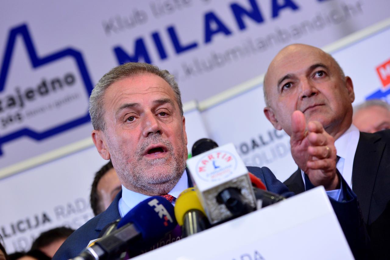 Milan Bandić i Ljubo Jurčić