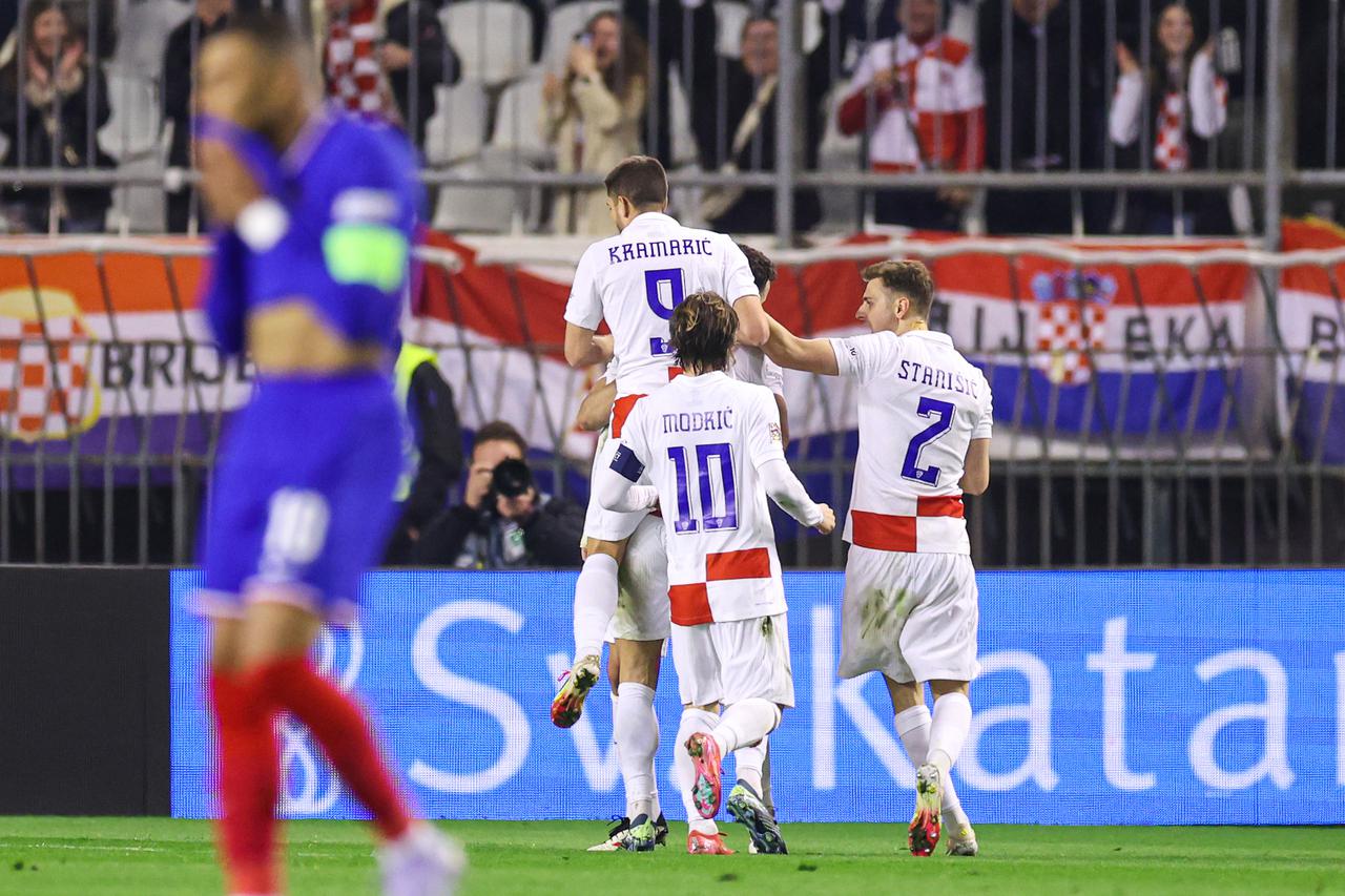 Prva utakmica četvrtfinala UEFA Lige nacija između Hrvatske i Francuske