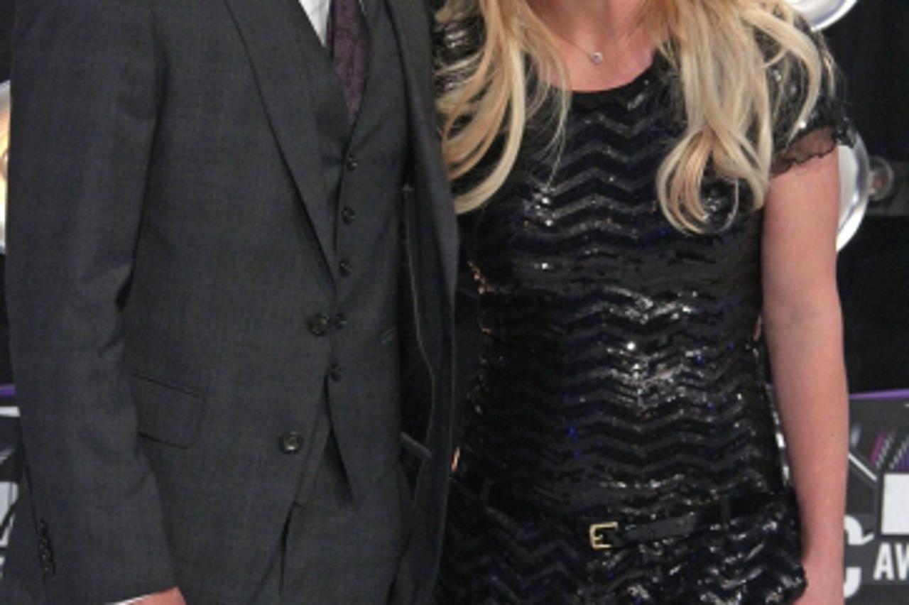 'Jason Trawick, Britney Spears arriving at the 2011 MTV Video Awards held at the Nokia Theatre, LA Live, Los Angeles, CaliforniaPhoto: Press Association/PIXSELL'